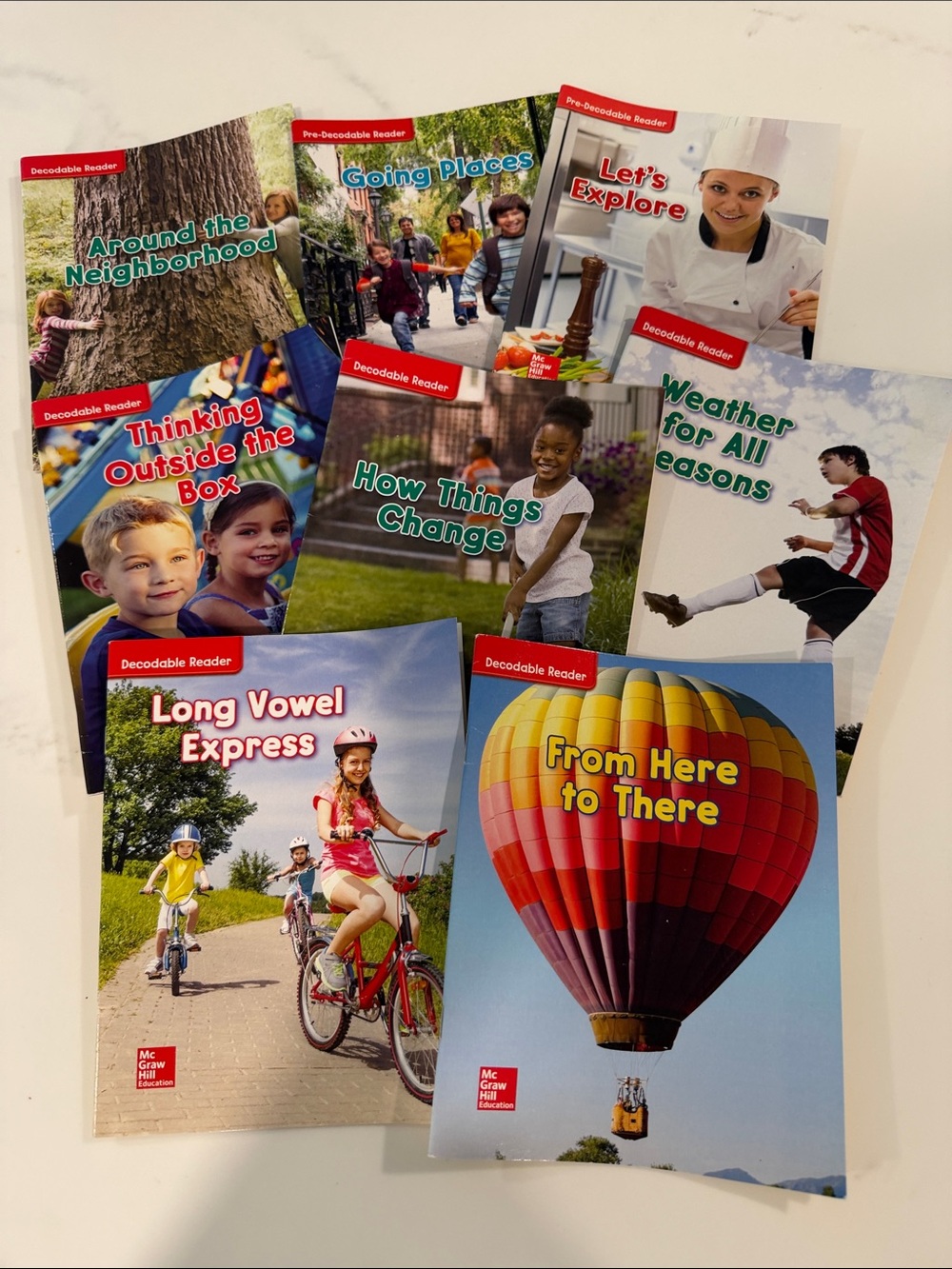 Decodable and Predecodable Readers Set of 8- Educational Books
